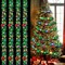 60 ft Prelit Christmas Garland with Lights Lighted Artificial Pine Garlands with 40 Balls Outdoor Christmas Garlands Hanging Garland for Fireplace Mantle Stair Railing Holiday Decorations